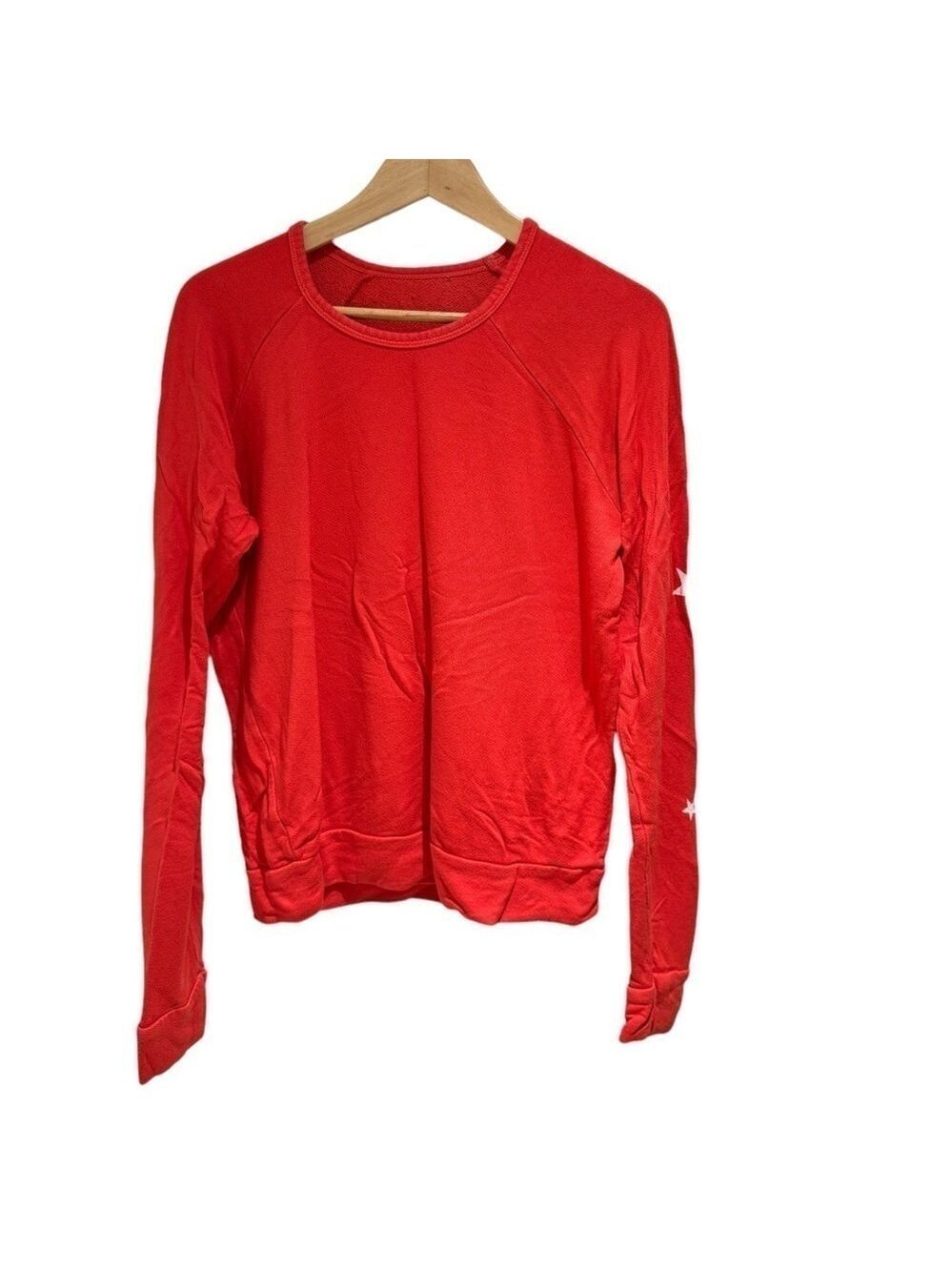 SUNDRY super soft baggy red sweatshirt - size 1 (small)